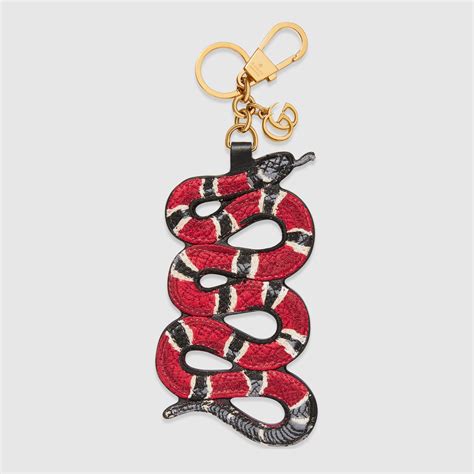 gucci double g with snake keychain|gucci keychain price.